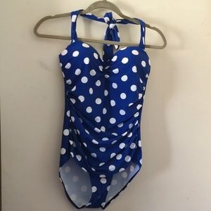 Blue Pin-up Bathing suit